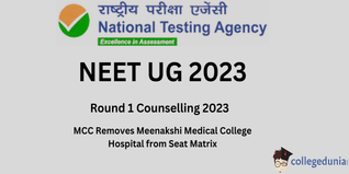 NEET UG Round 1 Counselling 2023: MCC Removes Meenakshi Medical College Hospital from Seat Matrix; Check Details Here